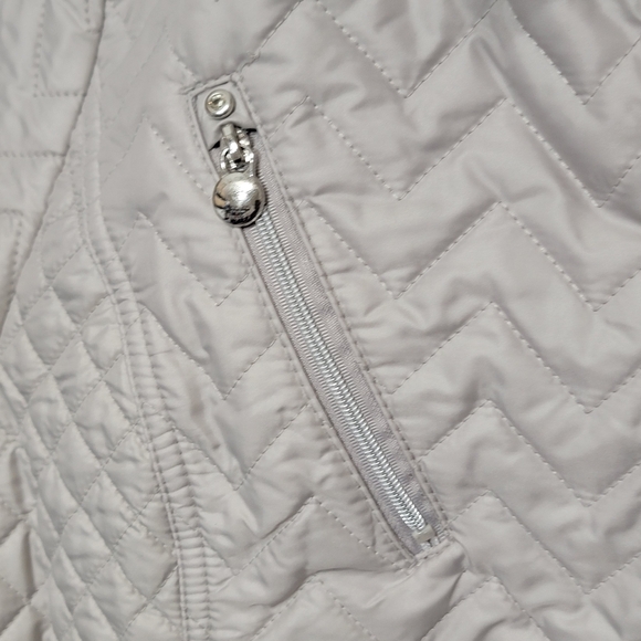 laundry by shelli segal Light Gray Puffer Coat Size XL - Picture 5 of 13
